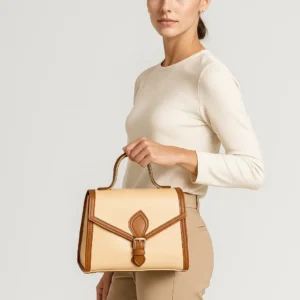 Belle Bag Beige & Brown - Image 4