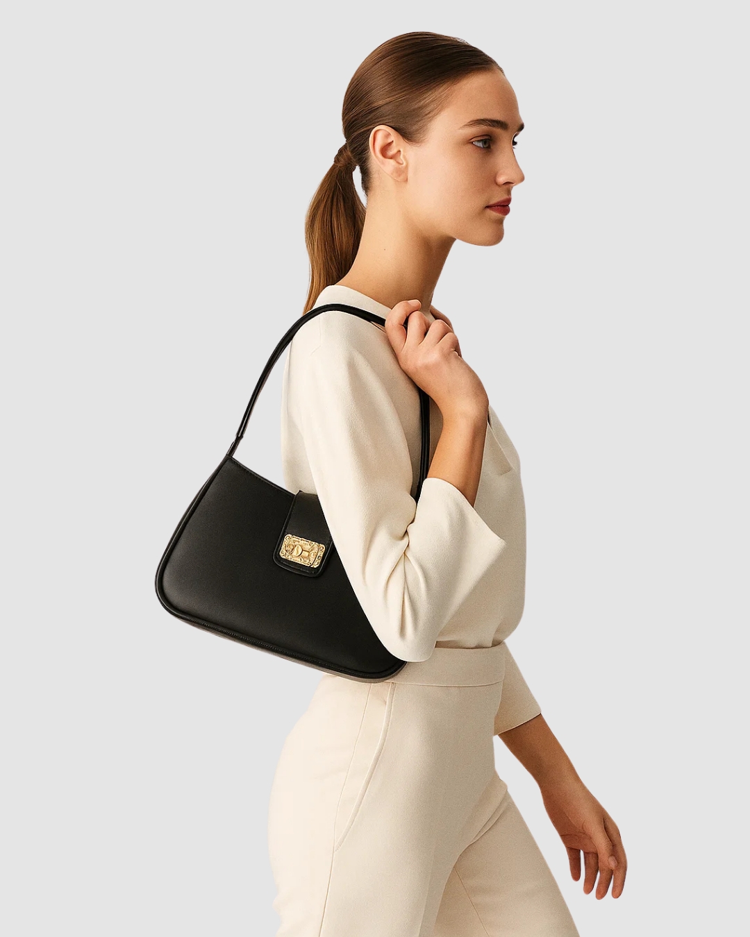 Noir Luxe Bag Maroon - Image 4