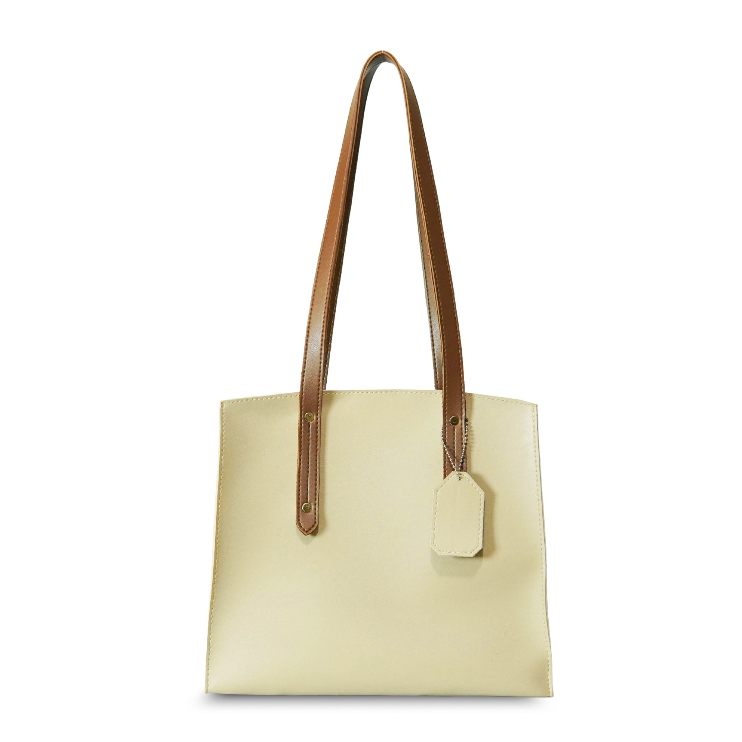 Muse Tote Bag Beige & Brown