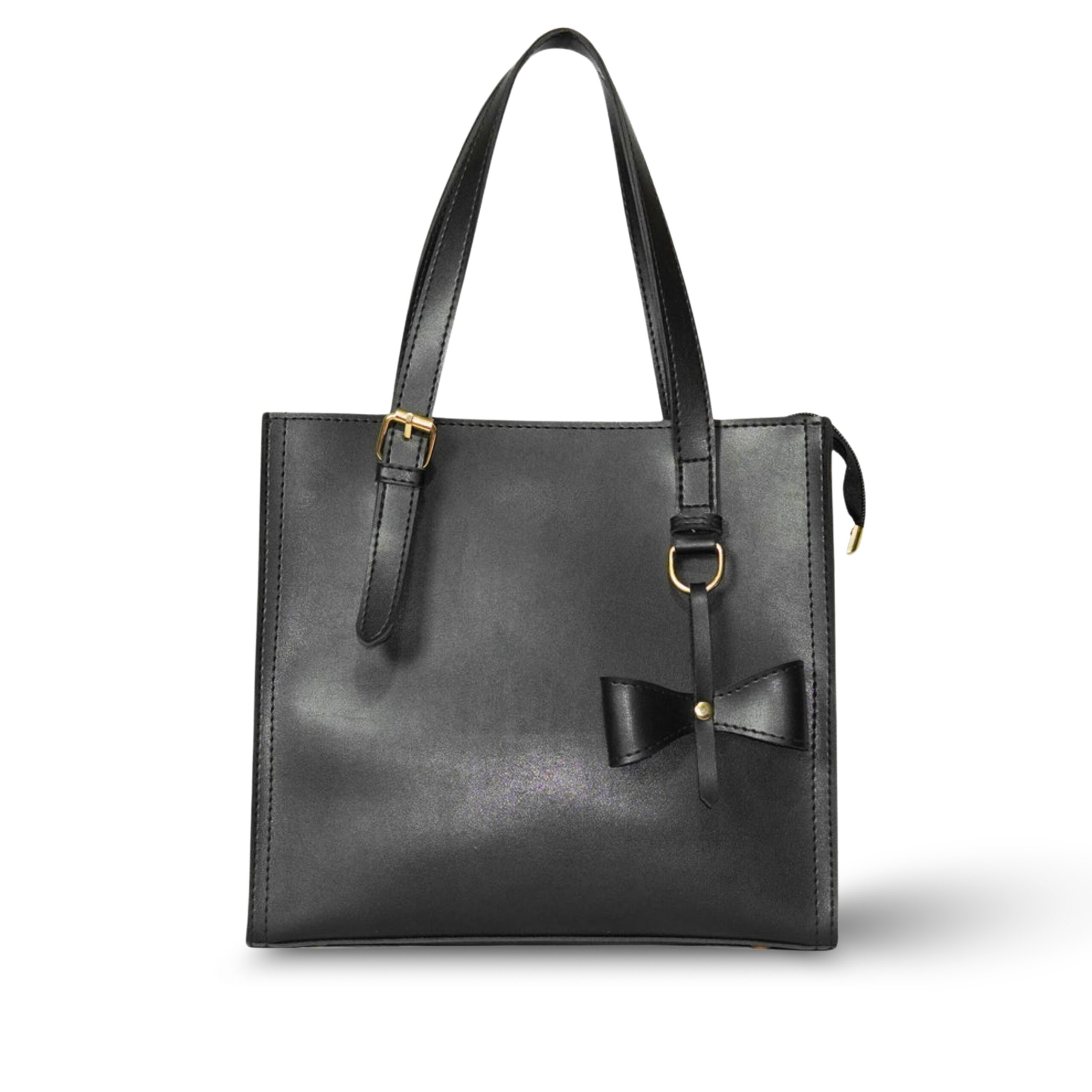 Chic Bow Bag Black Ladies