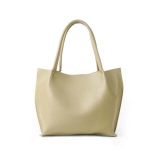 Beige tote bag for women stylish design