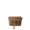 Mira Mini Bag Brown Front View – Women’s Mini Handbag
